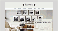 Desktop Screenshot of alexandersrugs.com